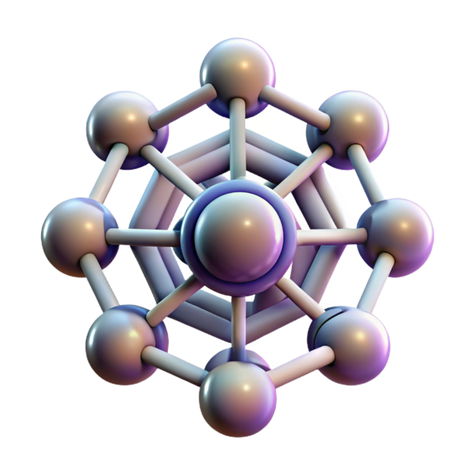 dramatic creative Nanotechnology Structure Abstract Design Isolated Element exclusive png