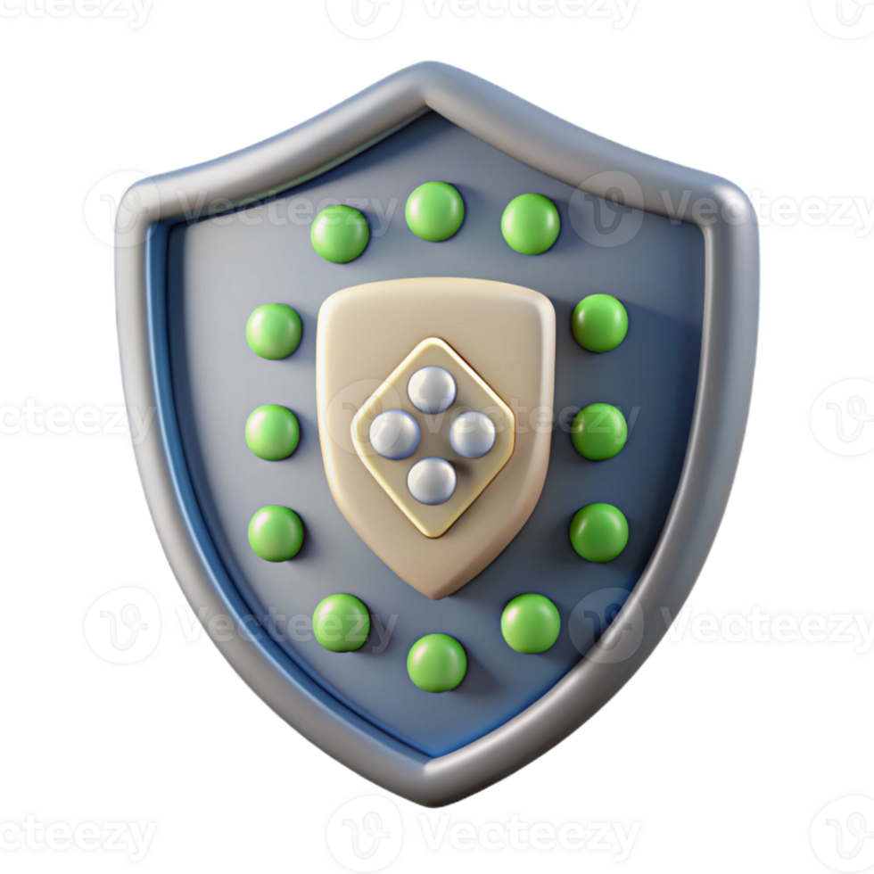 impressive modern Network Security Shield with Binary Code Isolated genuine png