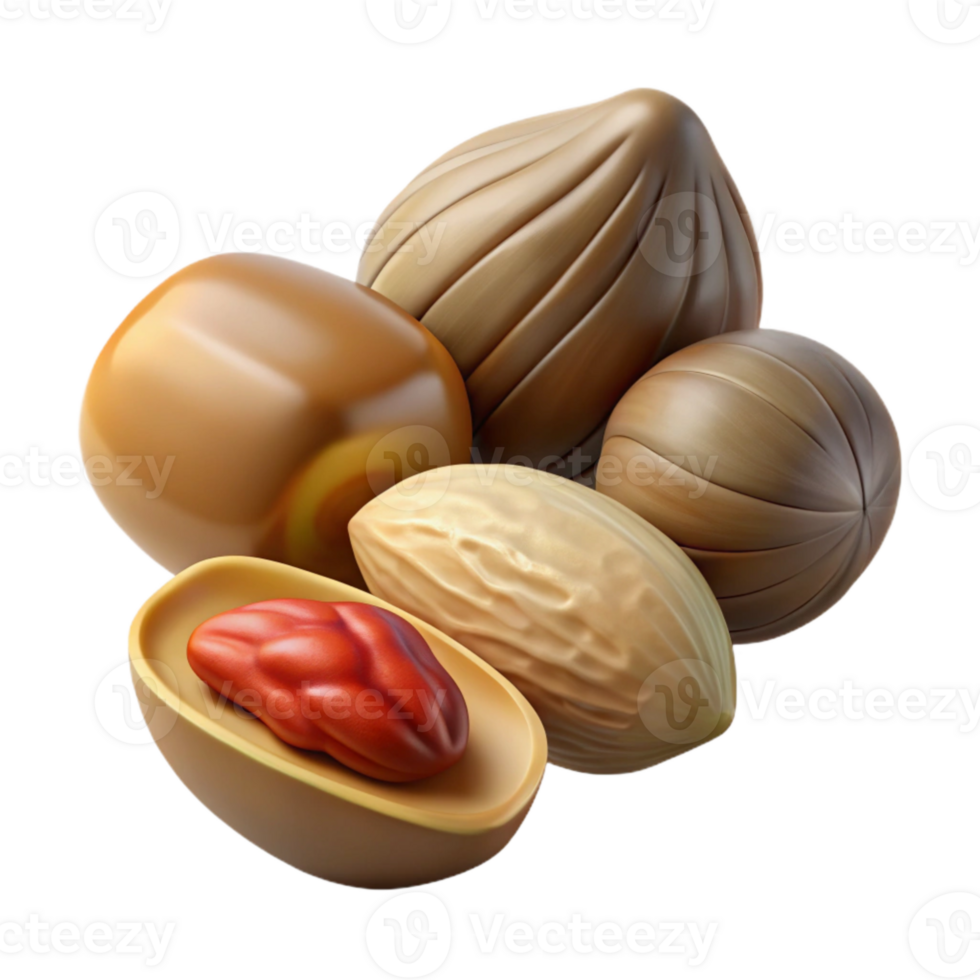 vibrant artistic Nuts and Seeds Isolated Element exclusive png