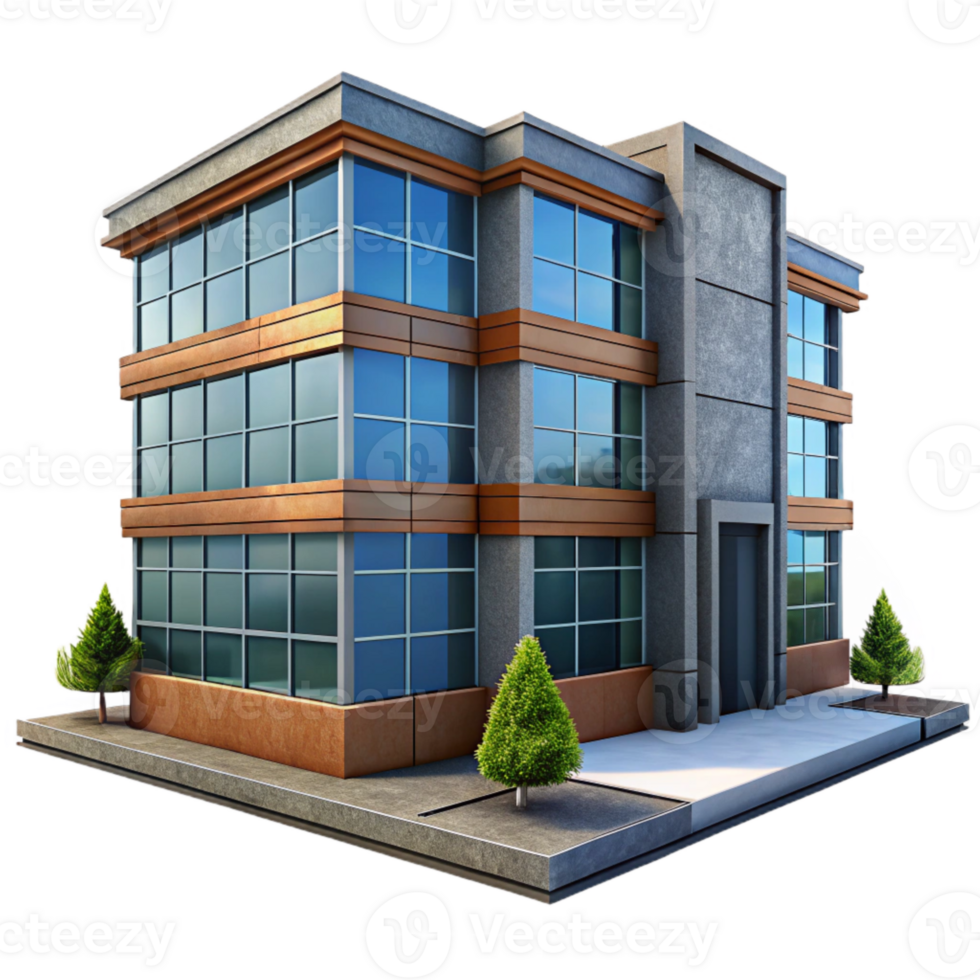 stunning abstract Office Building Exterior Daytime Cutout png