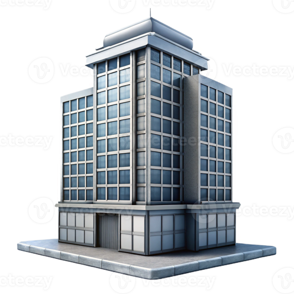 wonderful classic Office Building Skyscraper Grey Scale Transparent Background professional png