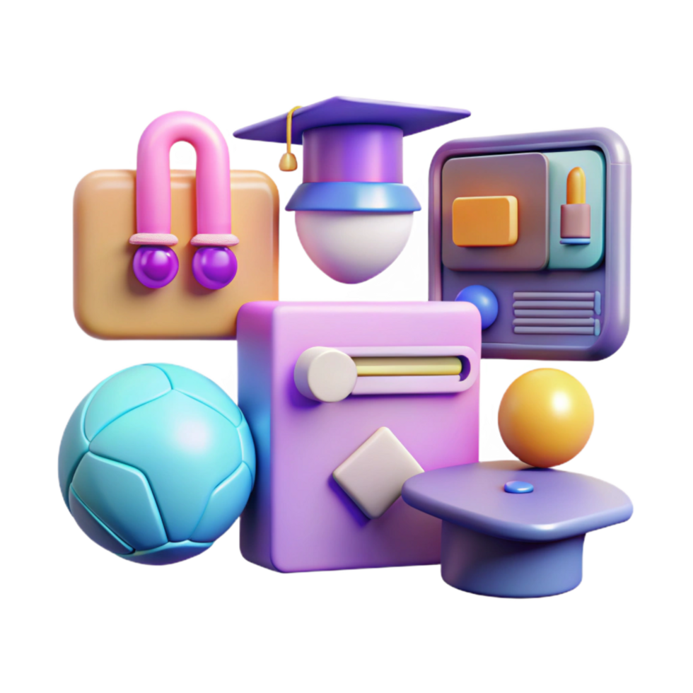 wonderful rustic Online Education Icons Set Transparent Background png
