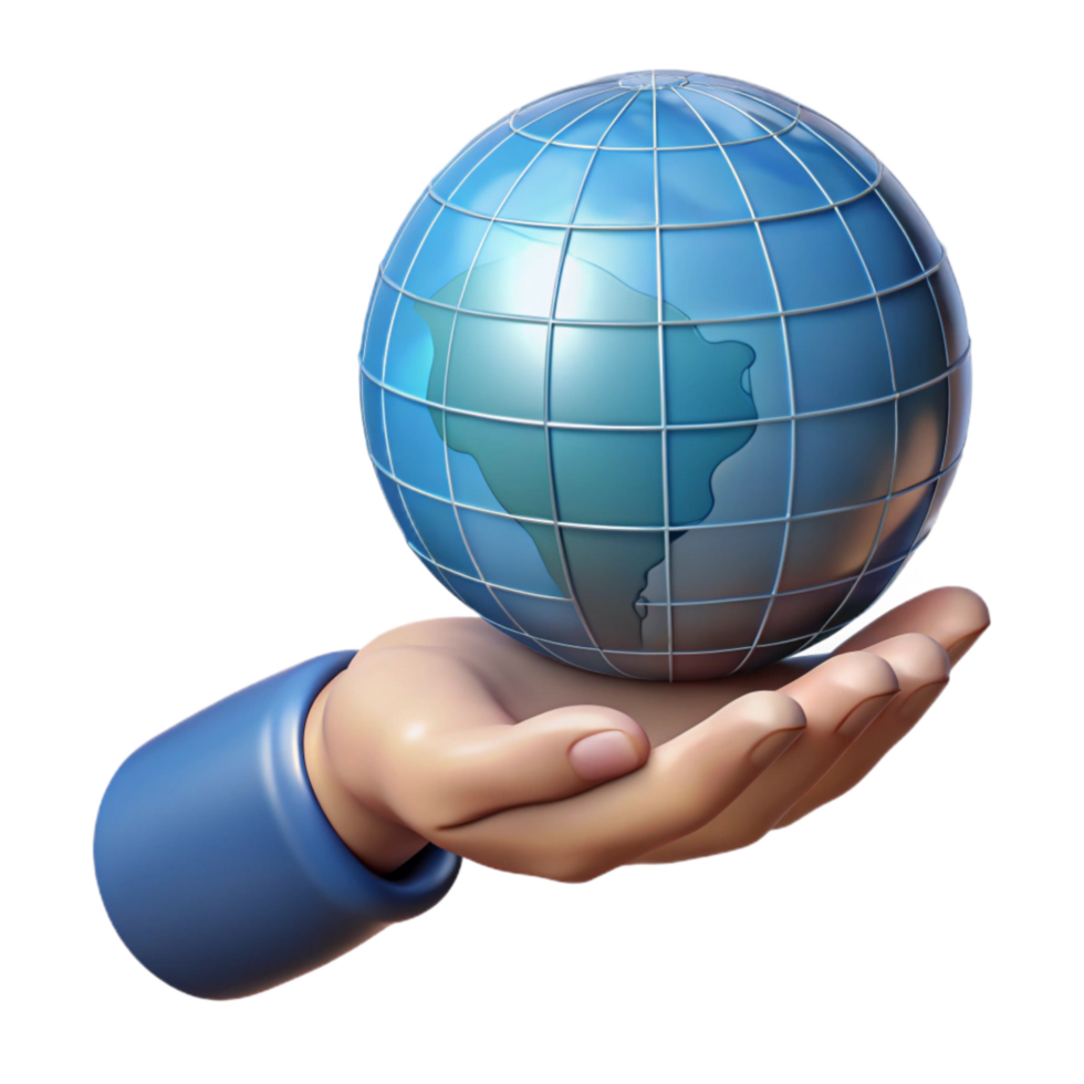 impressive vintage Open Hand Holding a Heart Isolated Element detailed png