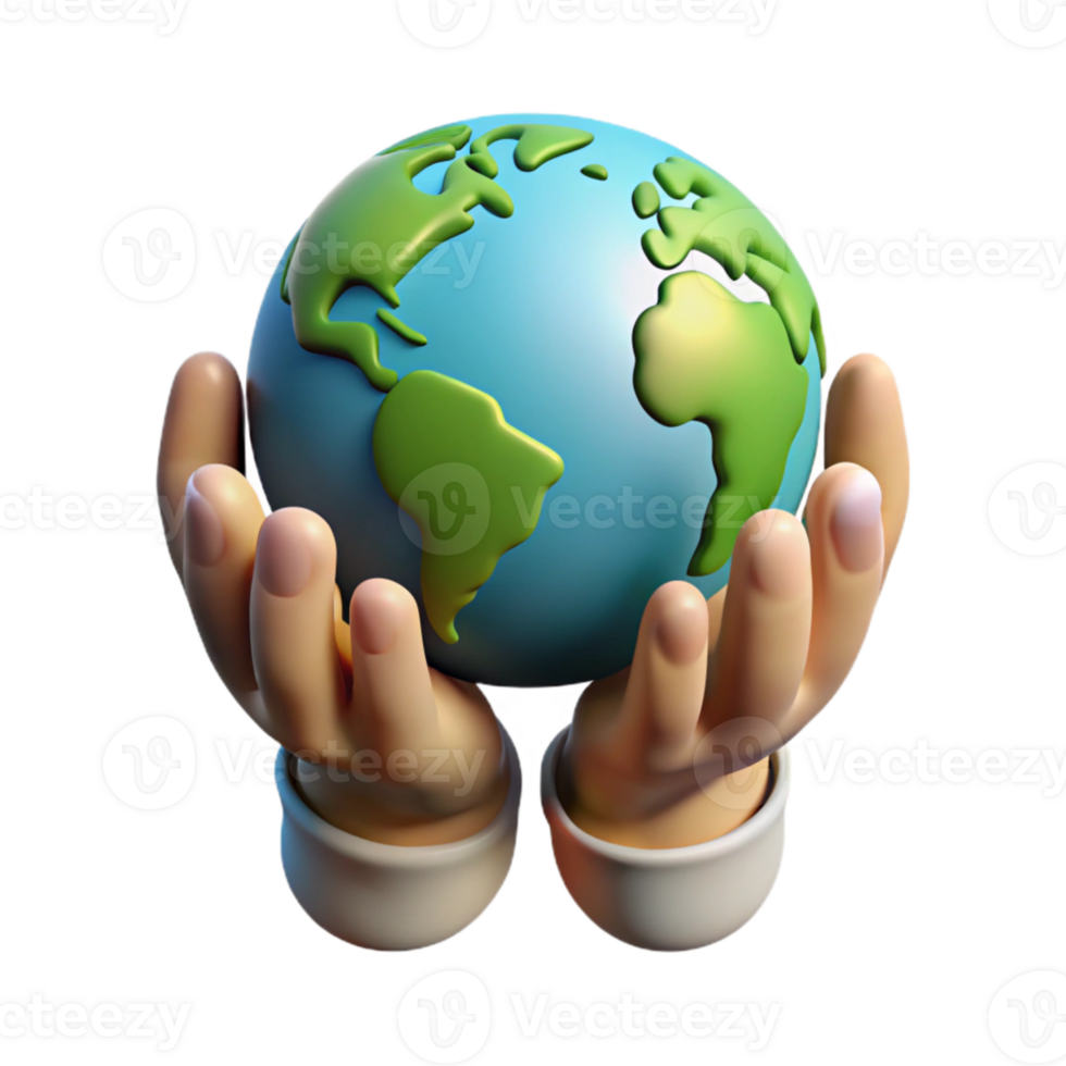 stunning classic Open Hands Holding Earth Cutout Isolated authentic png
