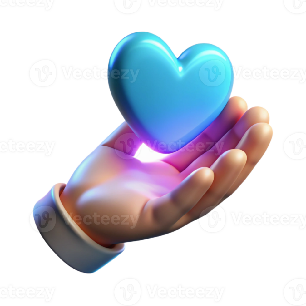 wonderful classic Open Hand with Glowing Orb Cutout detailed png
