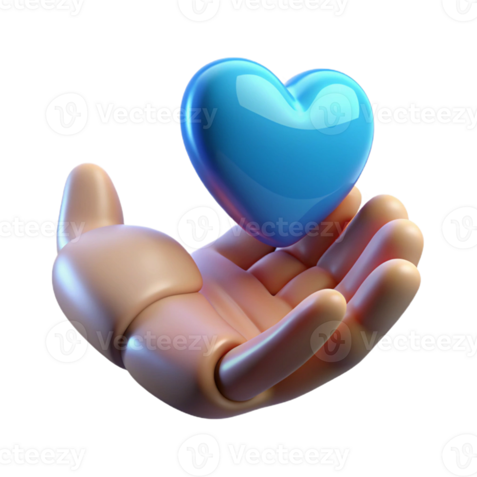 wonderful minimalist Open Hand with Glowing Orb Cutout detailed png