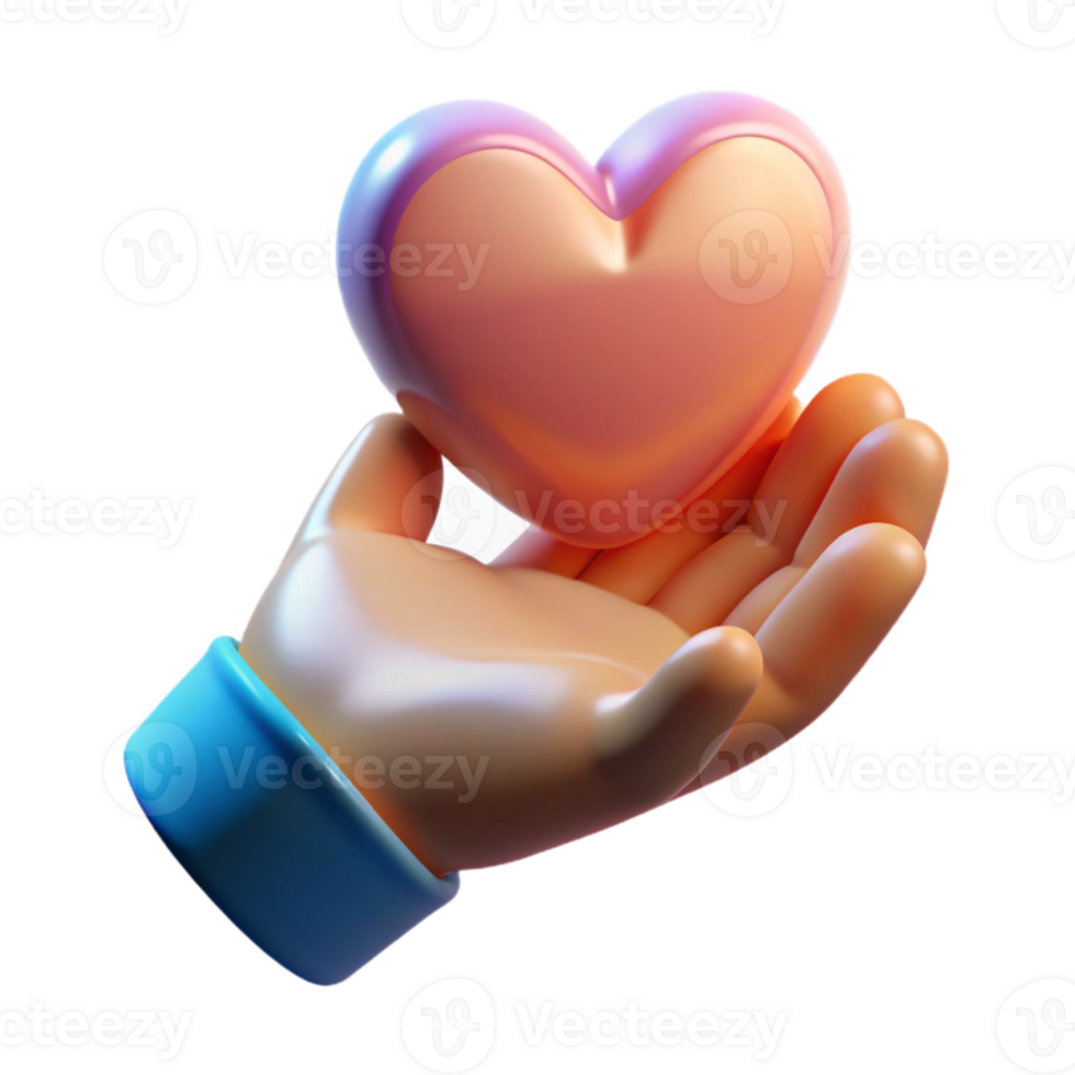 dramatic modern Open Hand with Glowing Orb Cutout png