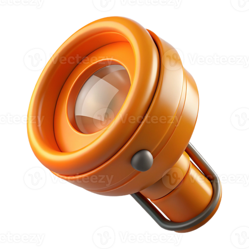 serene abstract Orange Headlamp Beam Light Cutout Element authentic png