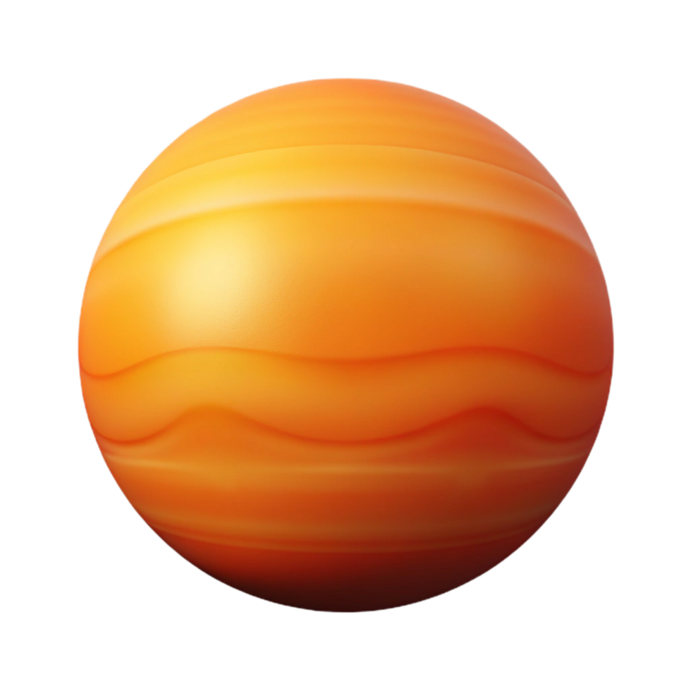 beautiful minimalist Orange Sunset Sky Gradient with Transparent Background png