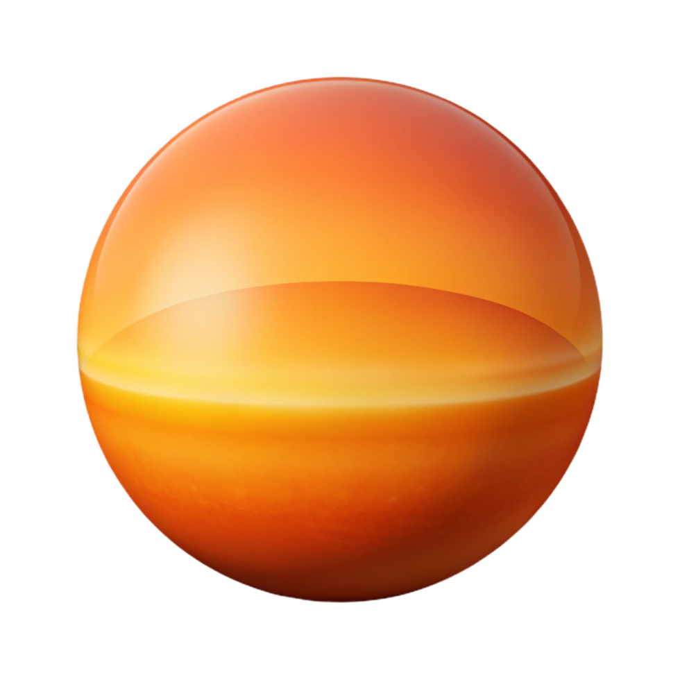beautiful classic Orange Sunset Sky Gradient with Transparent Background original png