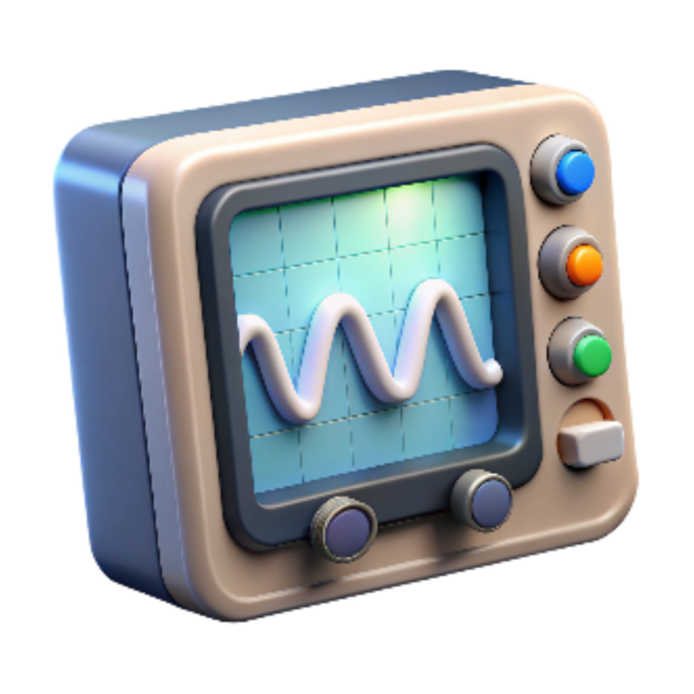 stunning classic Oscilloscope Screen Waveform Transparent Background exclusive png