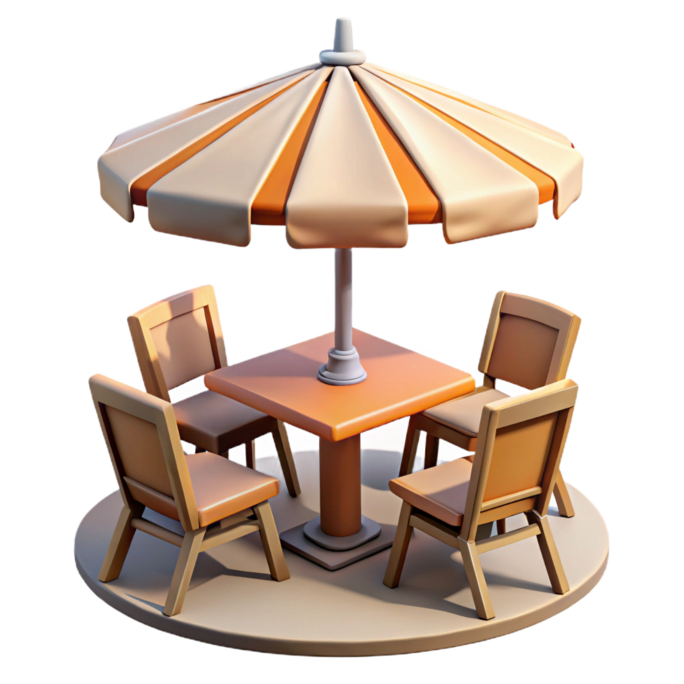 extraordinary rustic Outdoor Cafe Tables and Chairs Isolated exclusive png