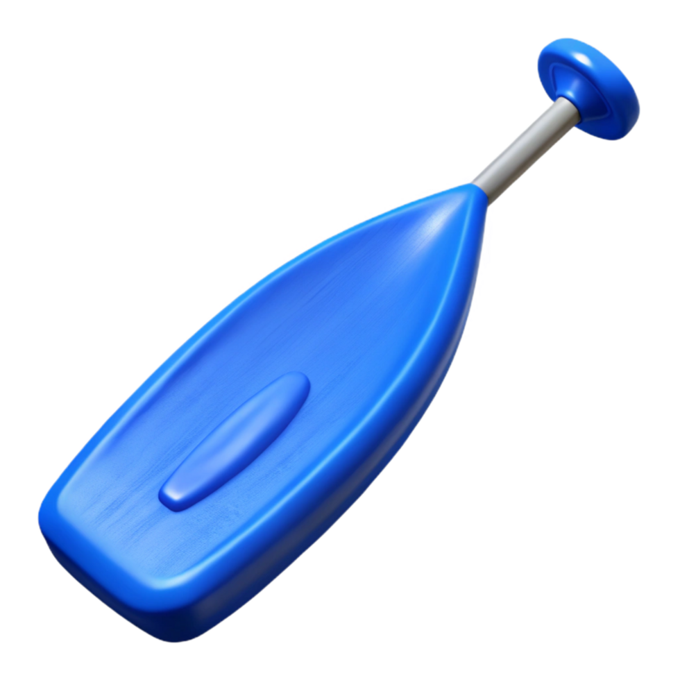 wonderful classic Paddle Board Blue Isolated Element high quality png