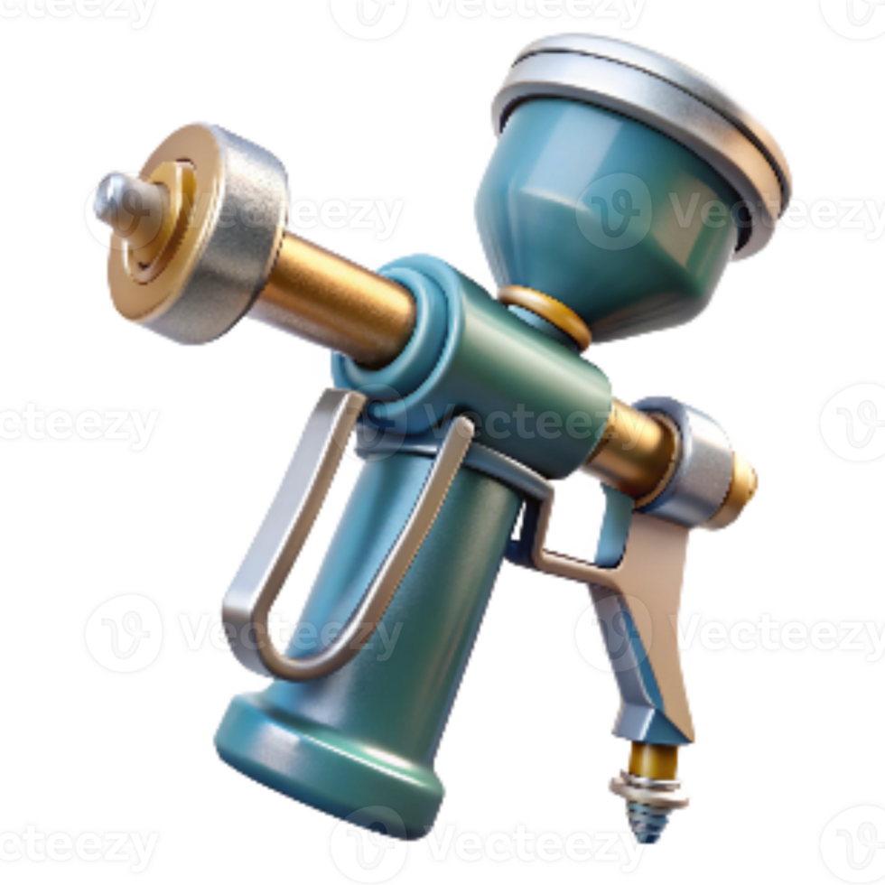 serene traditional Paint Sprayer Nozzle Detail Isolated high quality png