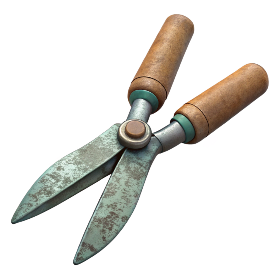 beautiful creative Pair of Gardening Shears Isolated high resolution png