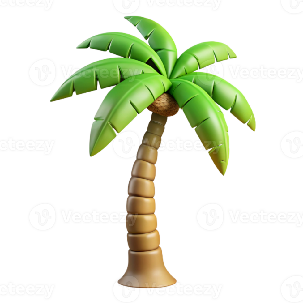 beautiful rustic Palm Tree Side View Cutout png