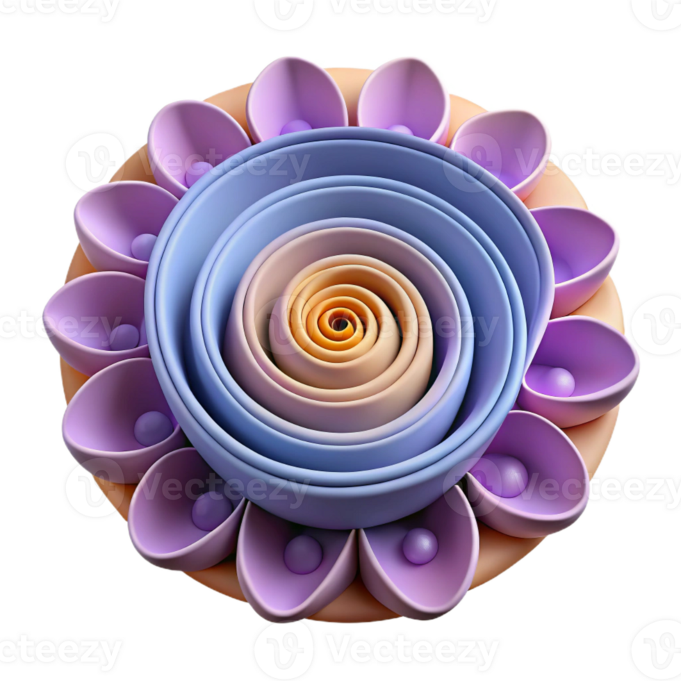 wonderful rustic Paper Quilling Flower Design Spiral Pattern Transparent exclusive png