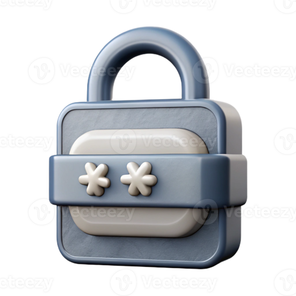 wonderful artistic Password Manager Icon Gray Secure Cutout authentic png