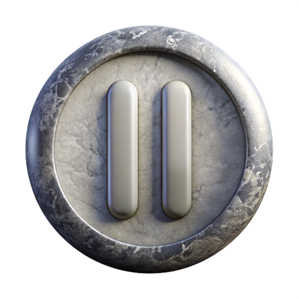 impressive modern Pause Icon Two Vertical Lines authentic png