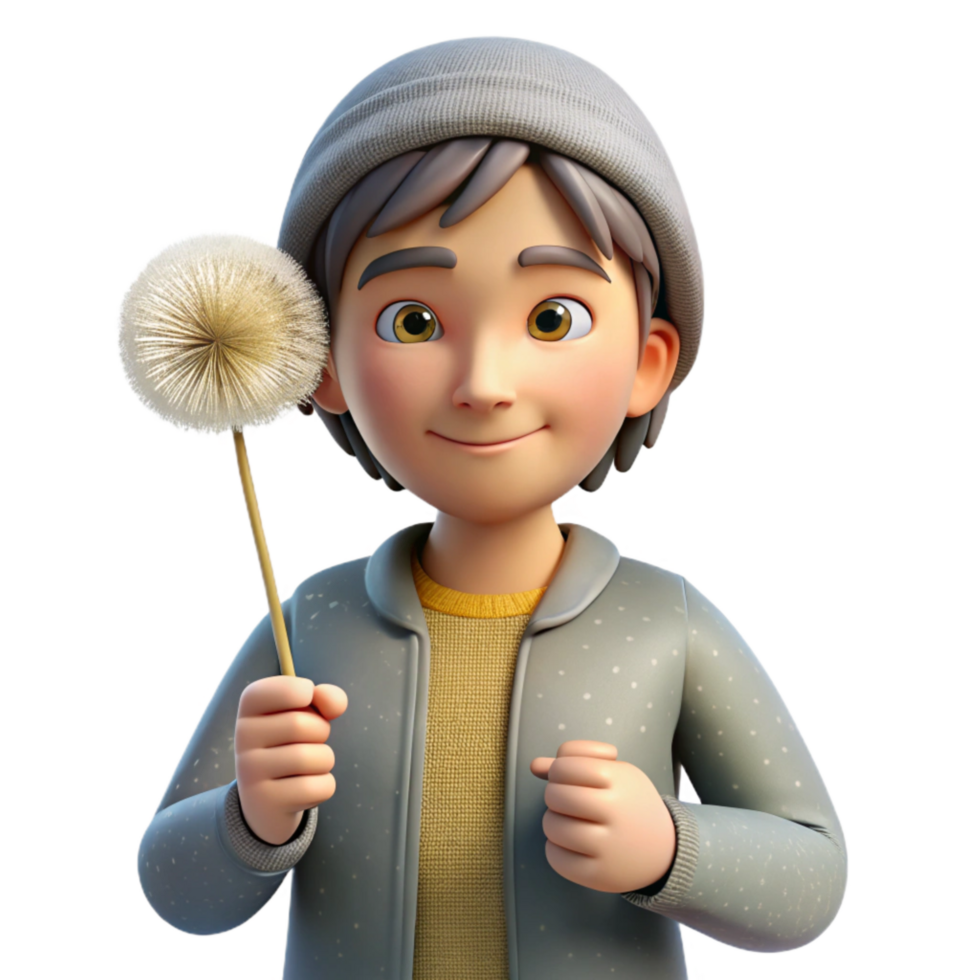 extraordinary modern Person Holding Dandelion Cutout White Background authentic png