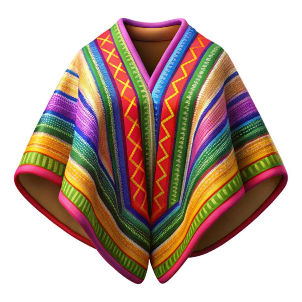 dramatic vintage Peruvian Textile Pattern Vivid Colors Transparent Background original png