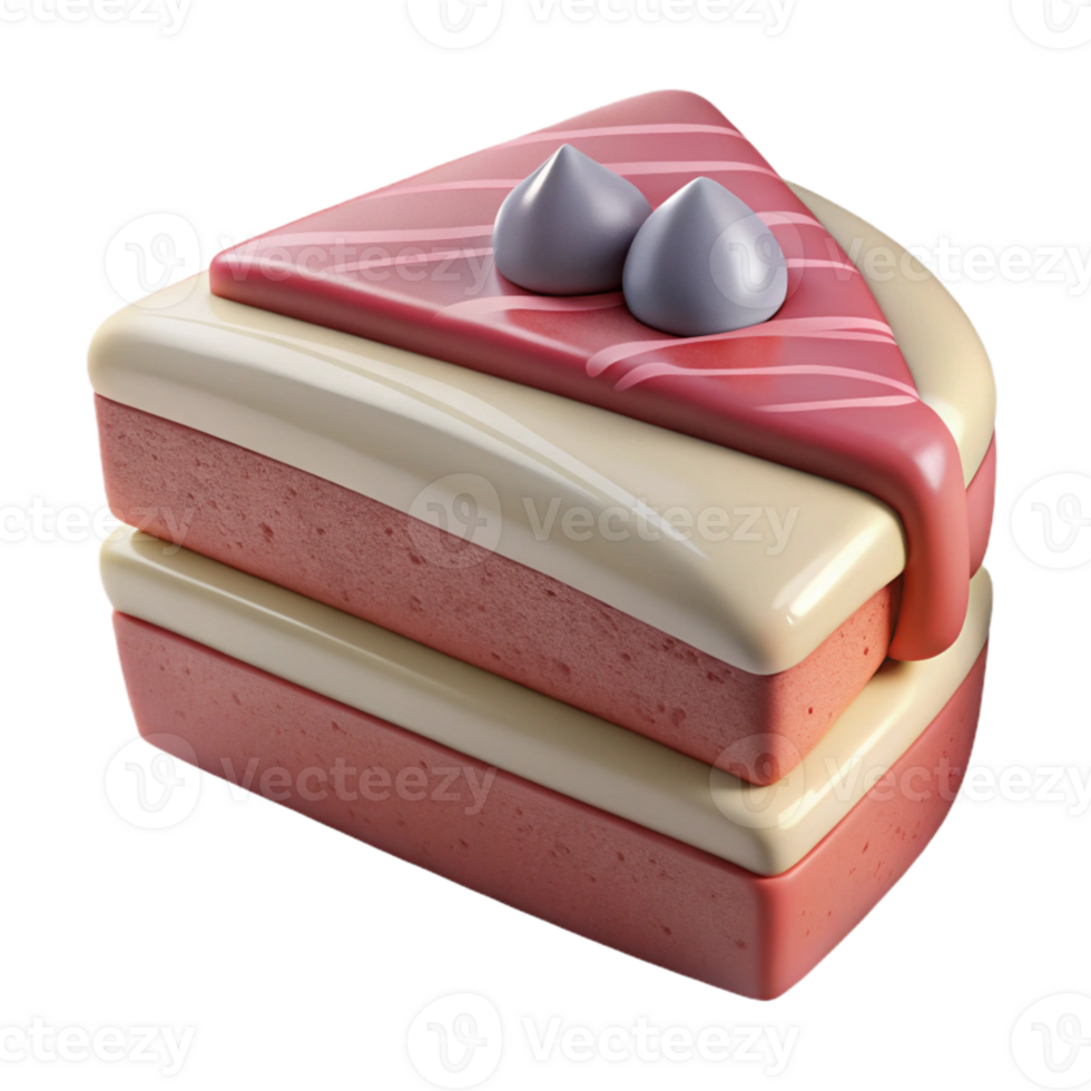 wonderful vintage Piece of Cake Cutout with Frosting Detail exclusive png