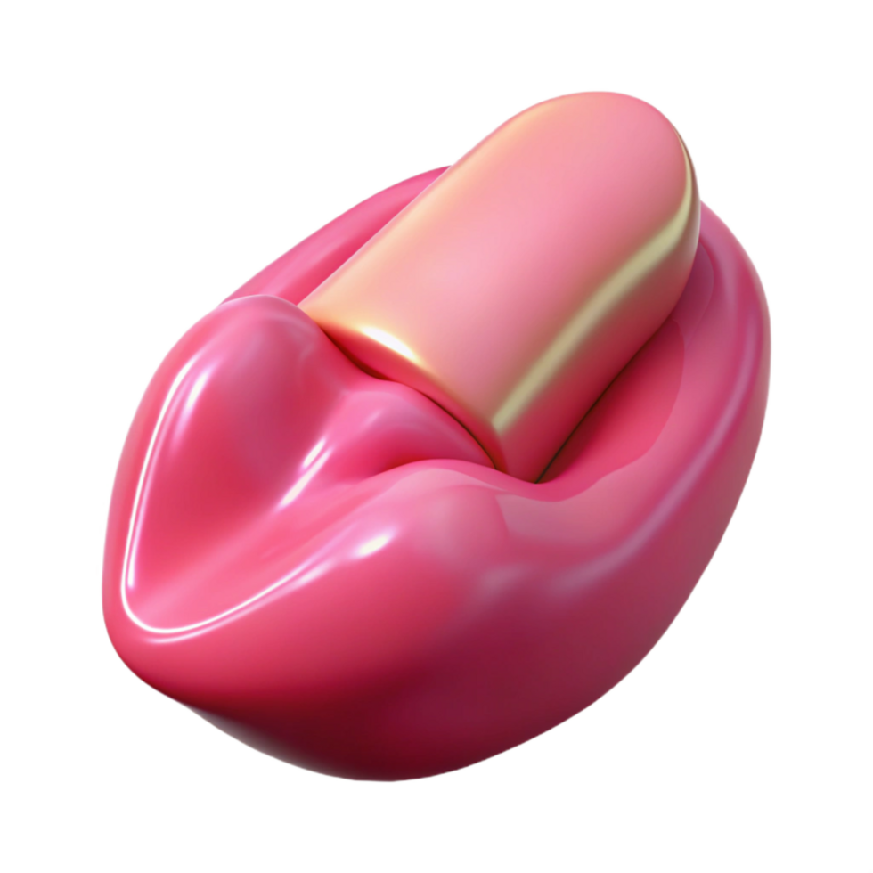 wonderful rustic Pink Lipstick Stain Isolated on Transparent Background png
