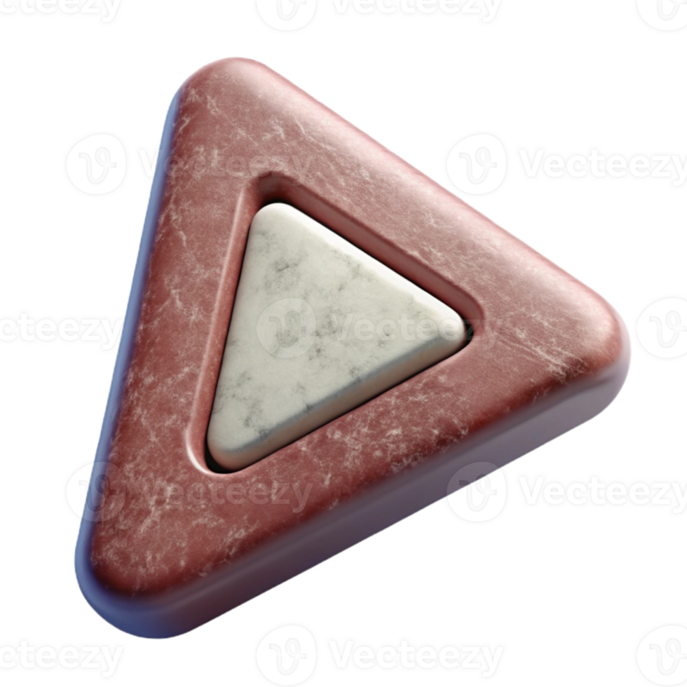 magnificent traditional Play Icon Triangle Shape Isolated Element original png