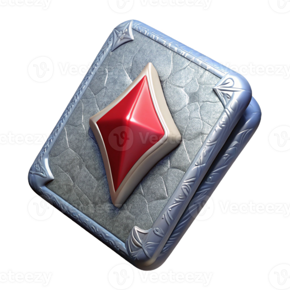magnificent contemporary Playing Card Diamond King Isolated on Transparent Background high quality png