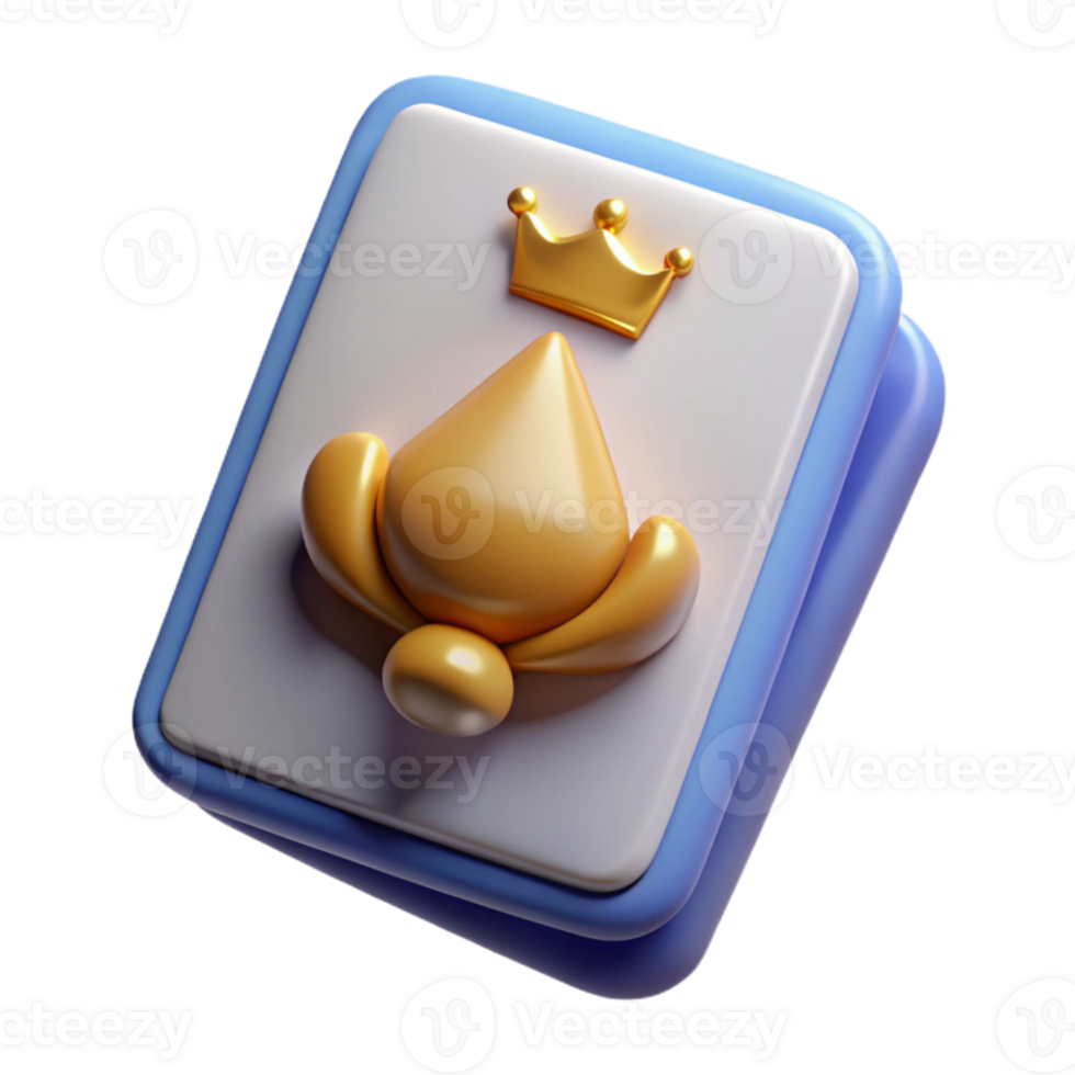 dramatic minimalist Playing Card Spades King Isolated on Transparent Background png
