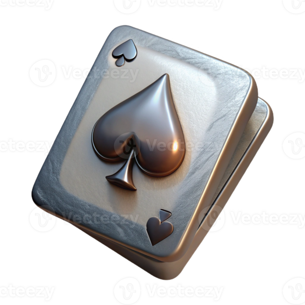 extraordinary vintage Playing Card Spade Ace Isolated on Transparent Background exclusive png
