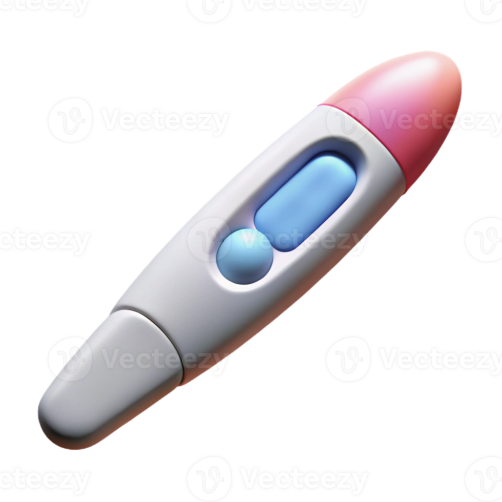 vibrant creative Positive Pregnancy Test Transparent Background high resolution png