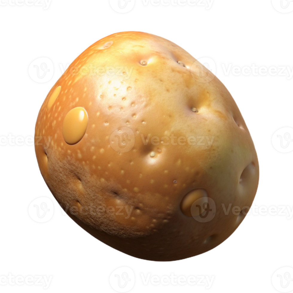 serene creative Potato Whole Vegetable Isolated authentic png