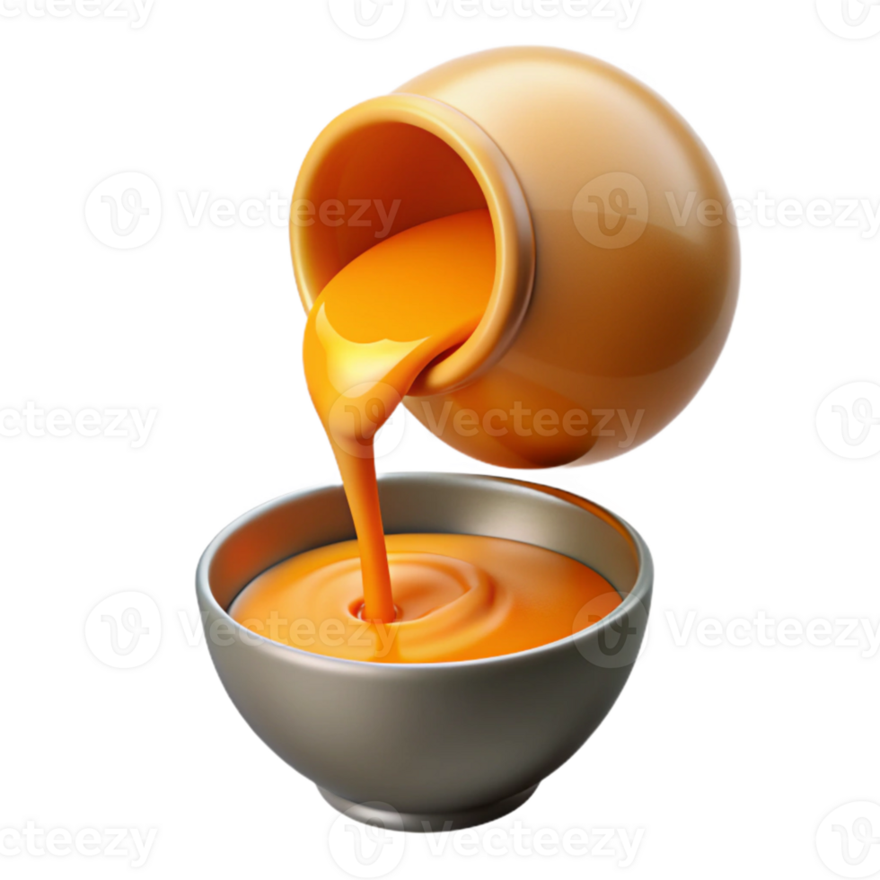 beautiful rustic Pouring Orange Juice Transparent Background original png