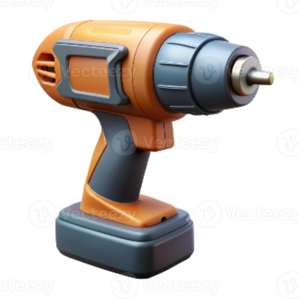 extraordinary abstract Power Drill Cordless Side View Cutout detailed png