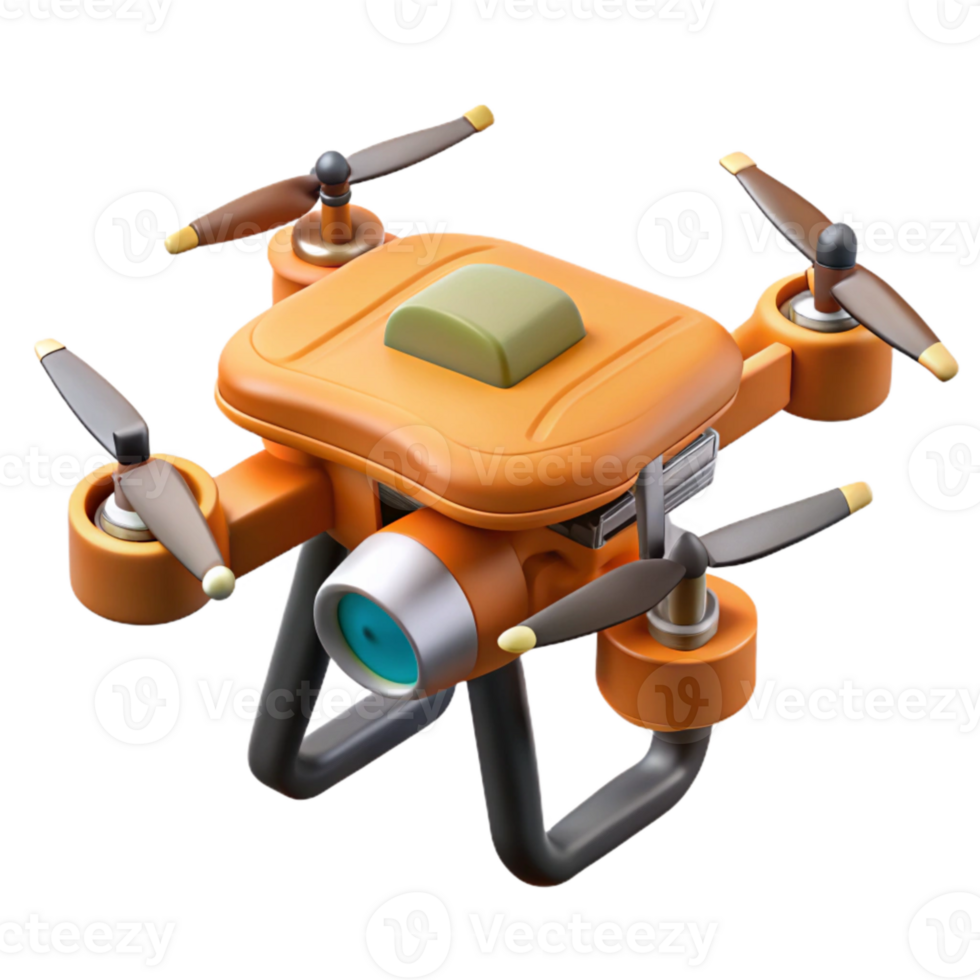 wonderful rustic Precision Farming Drone Top View Isolated Cutout authentic png