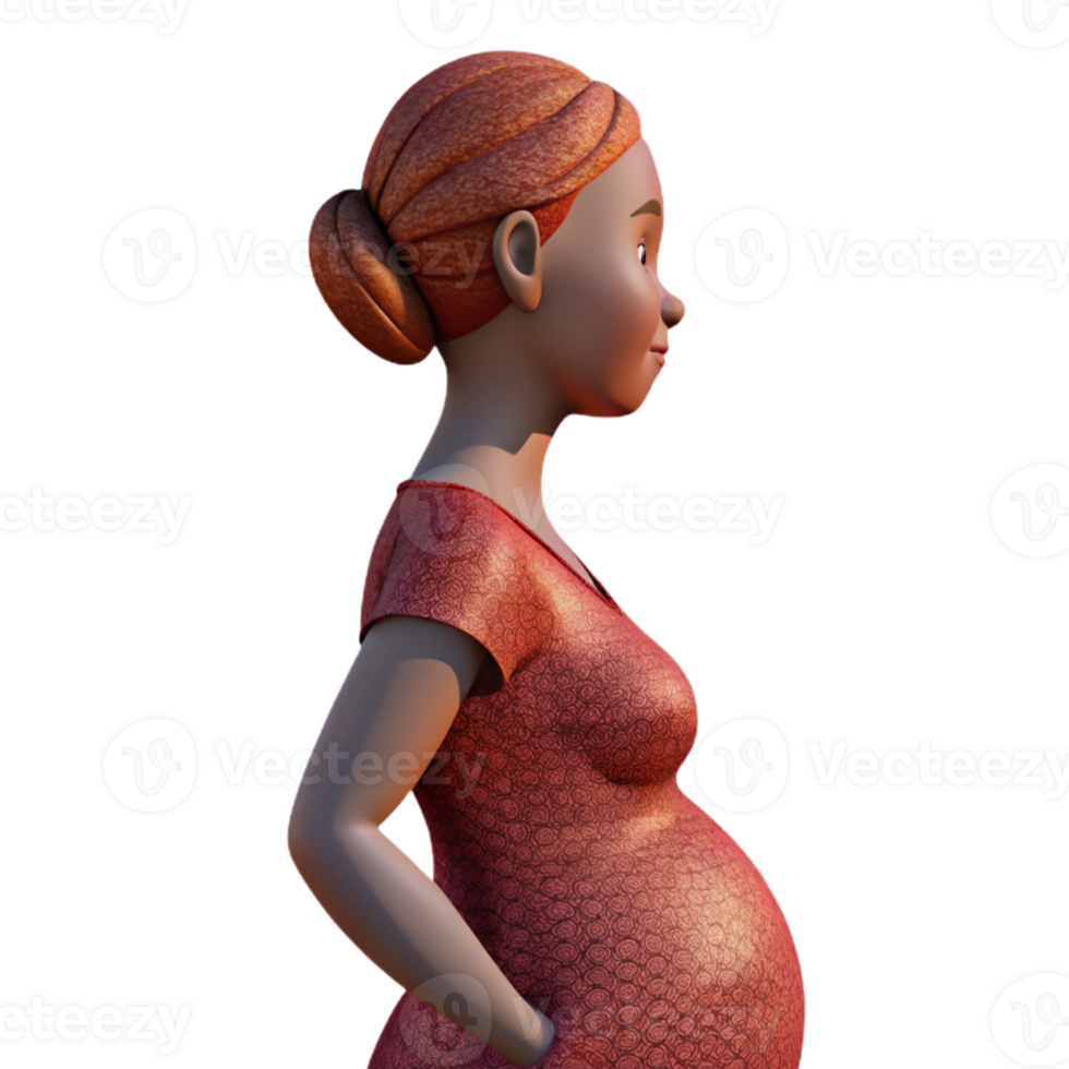 magnificent rustic Pregnant Woman Silhouette Side View Cutout high resolution png