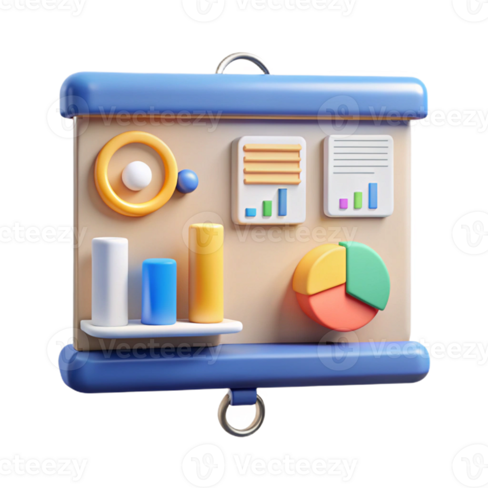 extraordinary contemporary Presentation with Charts and Graphs Cutout professional png