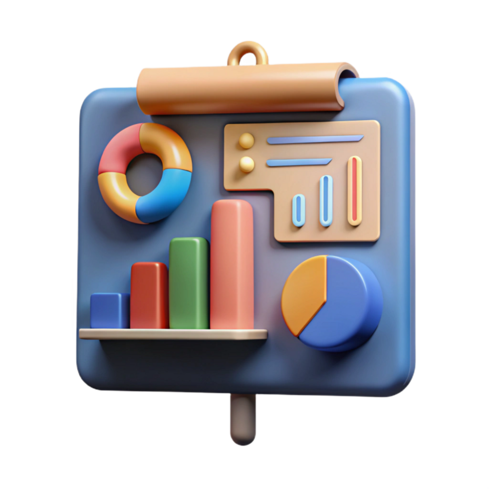 impressive abstract Presentation with Charts and Graphs Cutout genuine png