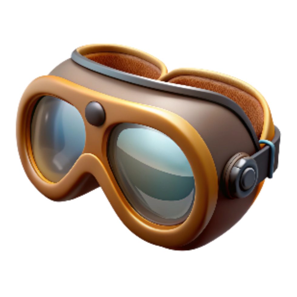 beautiful modern Protective Goggles Clear Lens Cutout premium png