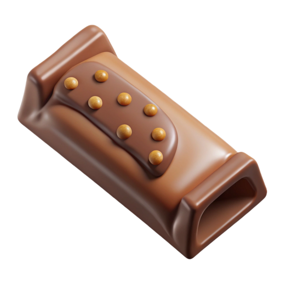 extraordinary rustic Protein Bar Chocolate Flavor Isolated Element high quality png