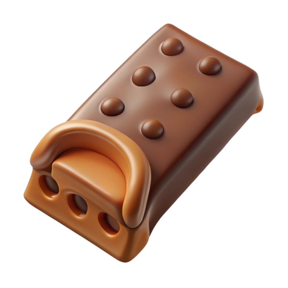 stunning traditional Protein Bar Chocolate Flavor Isolated Element authentic png