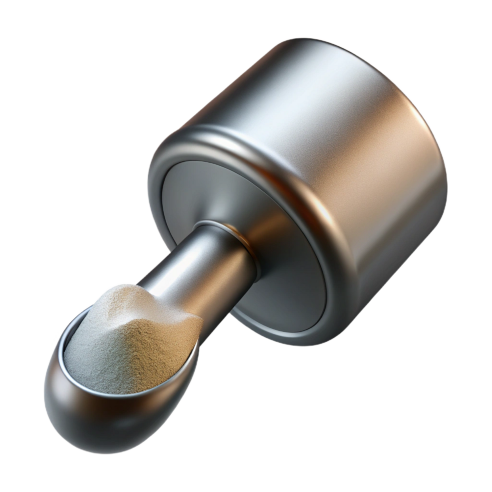 extraordinary contemporary Protein Powder Scoop Metal Isolated Element authentic png