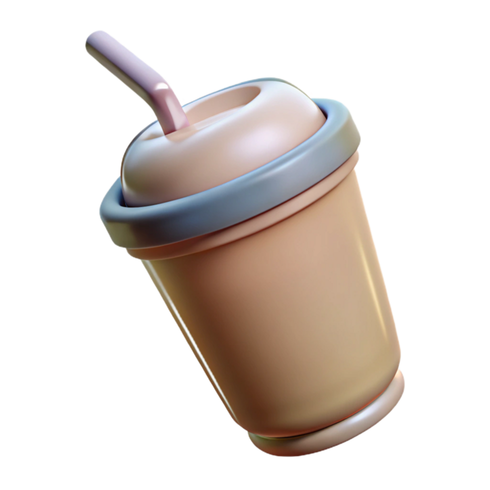 serene contemporary Protein Shake Isolated original png