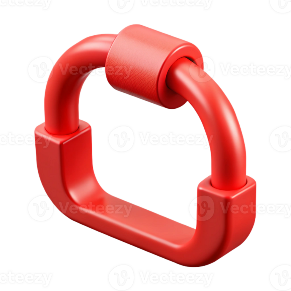 vibrant minimalist Pull Up Assist Bands Red Set Cutout Transparent Background authentic png