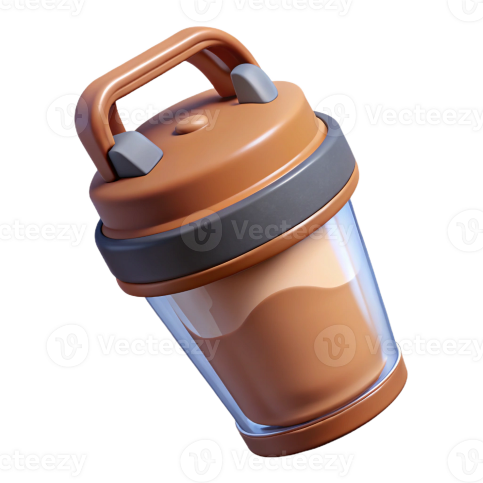 impressive traditional Protein Shaker Bottle with Powder Inside Isolated Cutout high resolution png