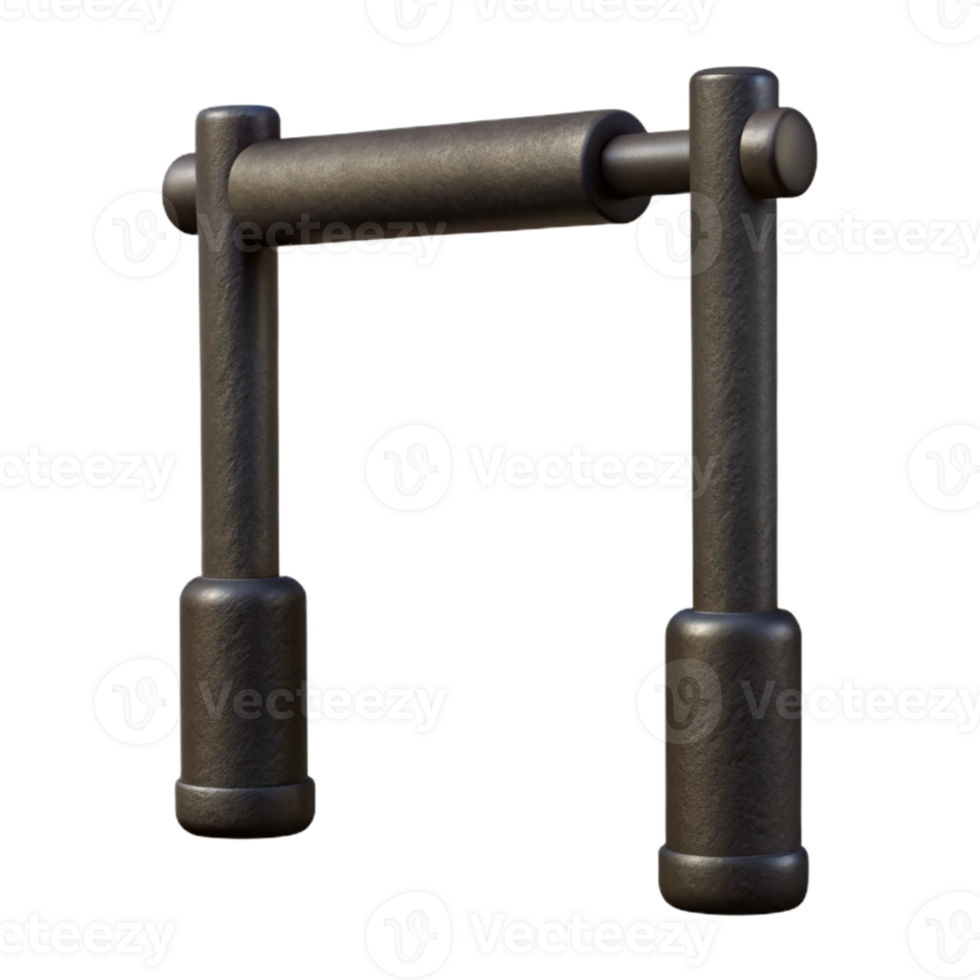wonderful modern Pull Up Bar Doorway Mounted Black Cutout Transparent Background exclusive png