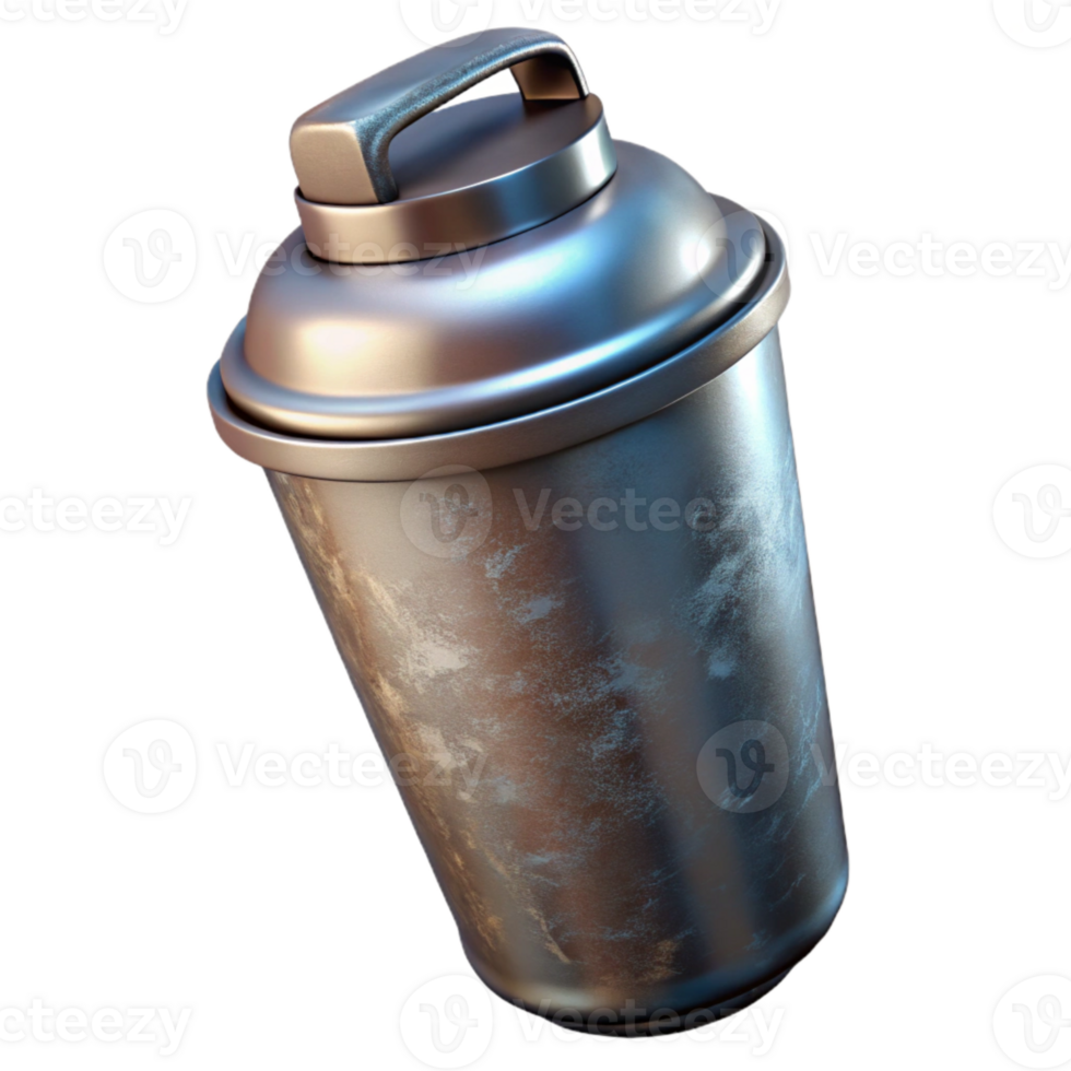 wonderful classic Protein Shaker Bottle Stainless Steel Transparent Background high resolution png