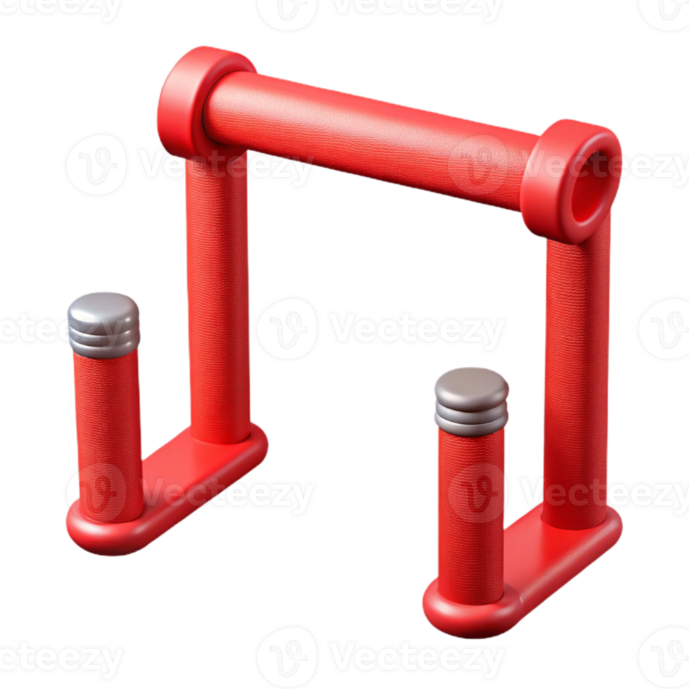 vibrant classic Pull Up Assist Bands Red Set Cutout Transparent Background high resolution png