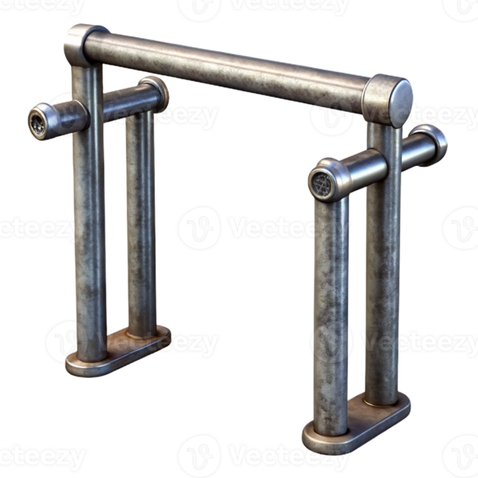 wonderful creative Pull Up Bar Metal Mounted Transparent Cutout genuine png